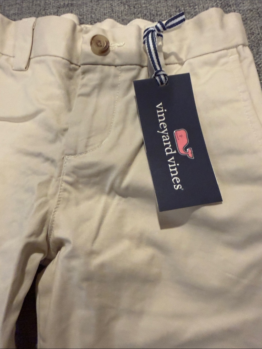 Vineyard Vines Cream Girls Chino Pants